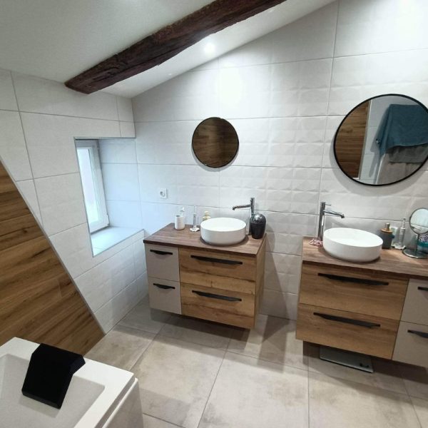 Rénovation de salle de bain à la Ferrière